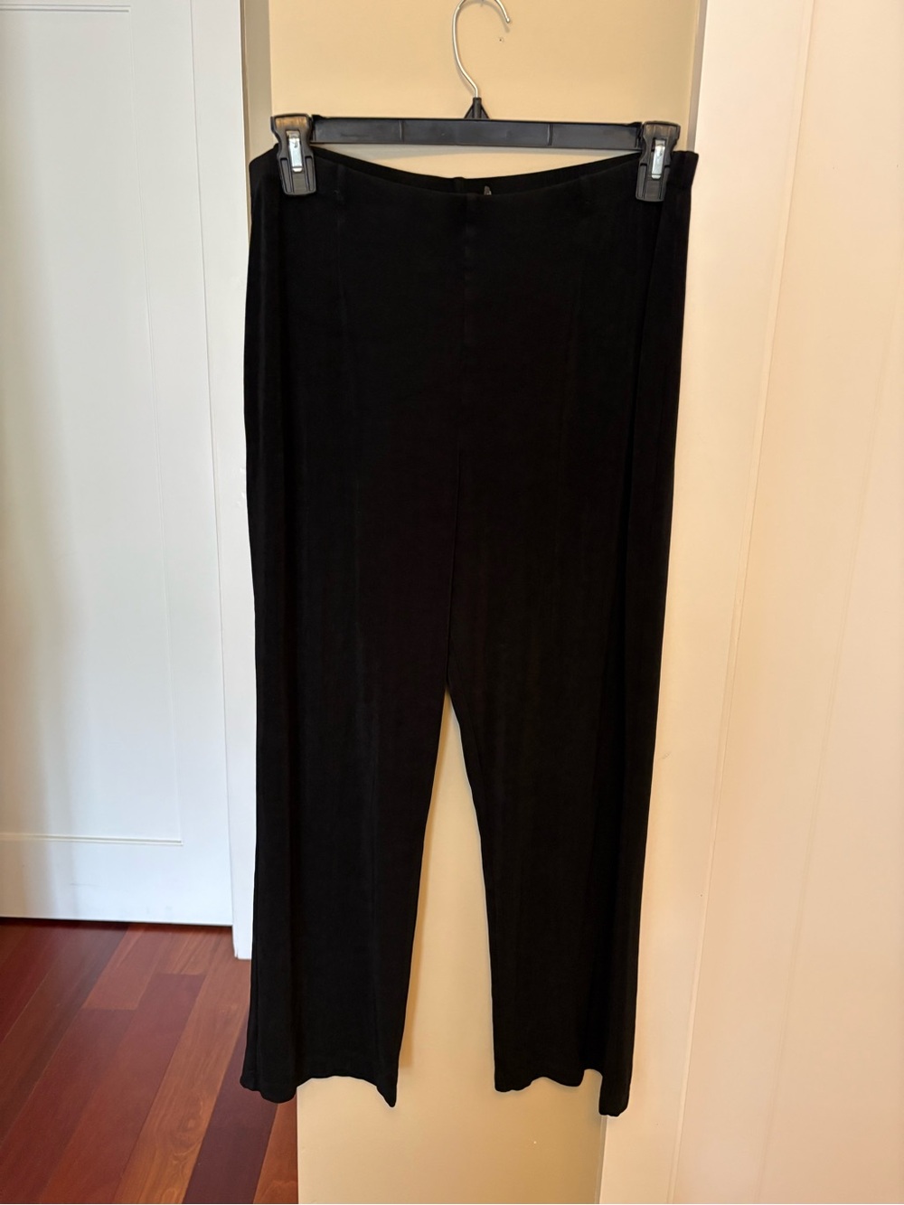 Chico's Black Wide-Leg Pull-On Pants